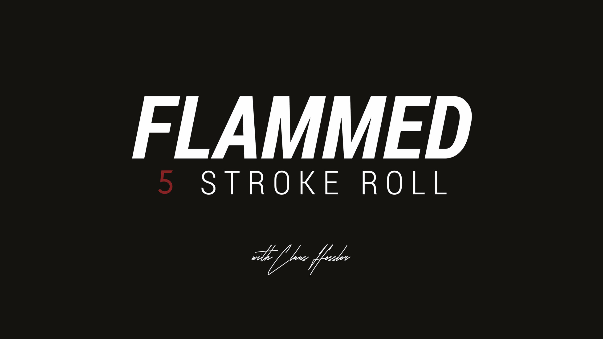 Flammed 5-Stroke Roll Swiss Rudimental Drumming Learn online with Free Drum Lessons | Open Minded Drumming