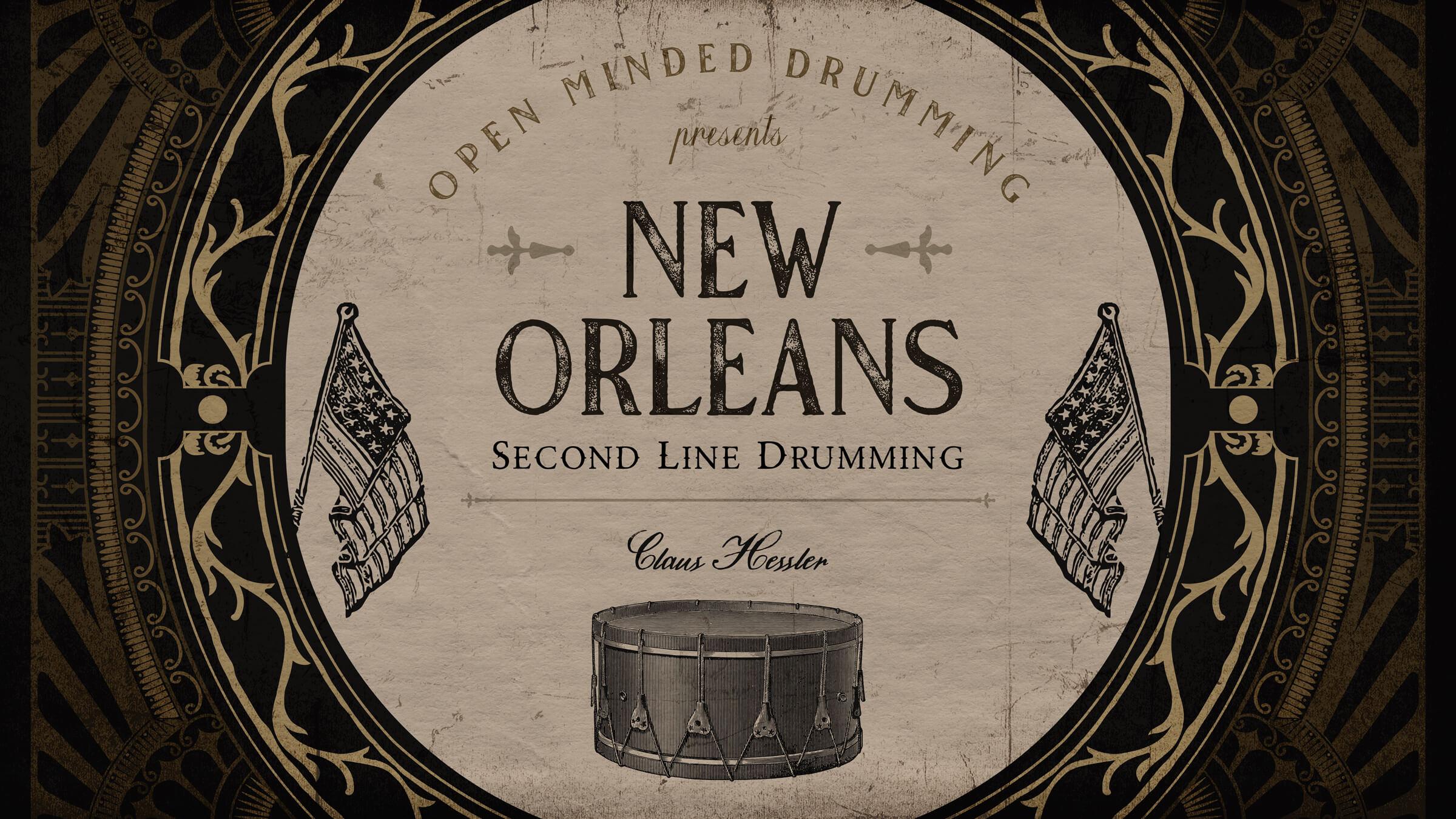 Discover legendary New Orleans Second Line Drumming with Claus Hessler