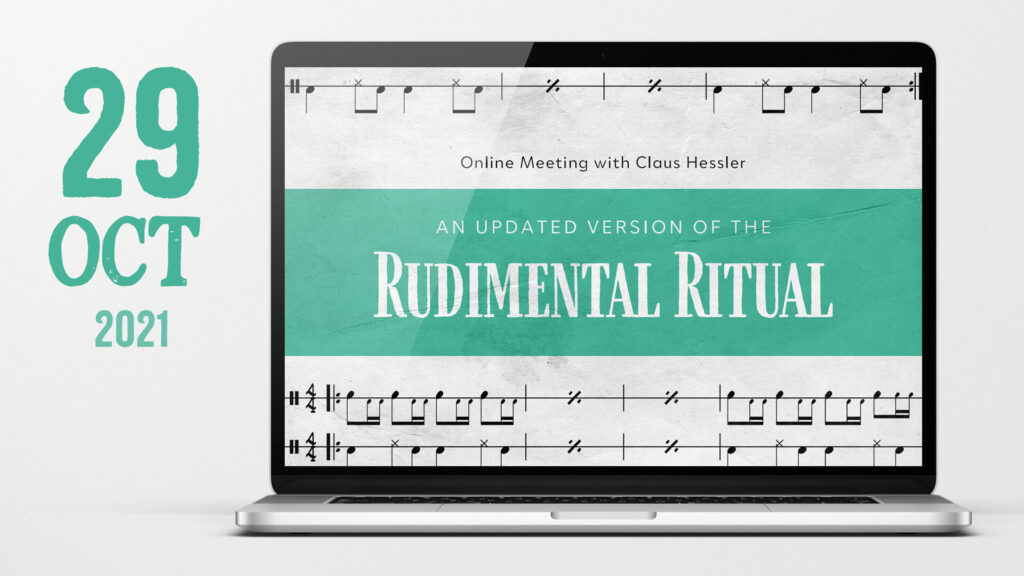 online meeting 29 10 2021 an updated version of the rudimental ritual with claus hessler thumbnail
