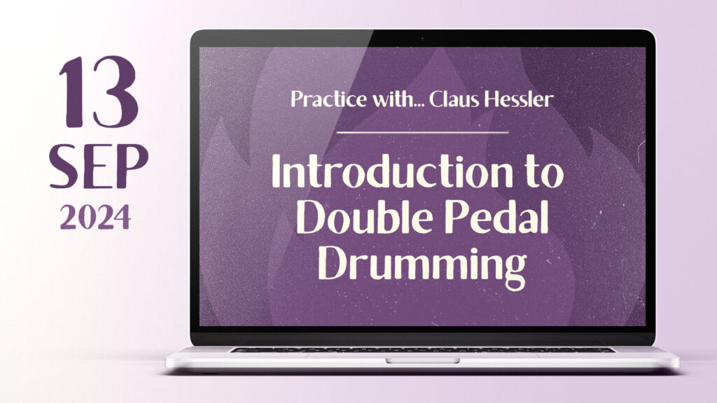 2024 09 13 introduction to double pedal drumming with claus hessler