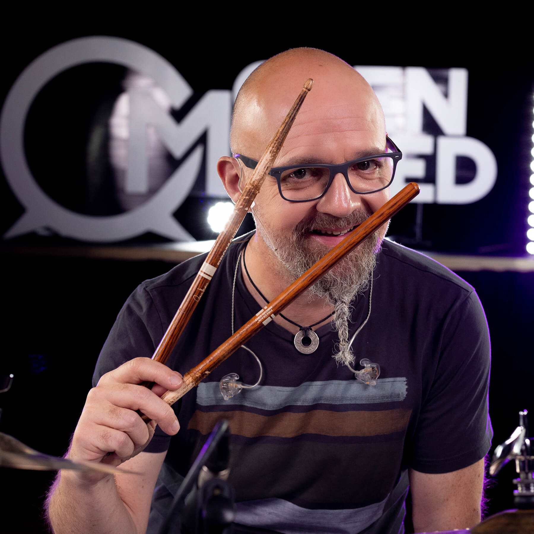 open minded drumming instructor claus hessler