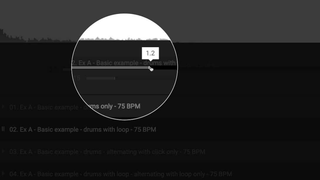 Slow down orspeed up